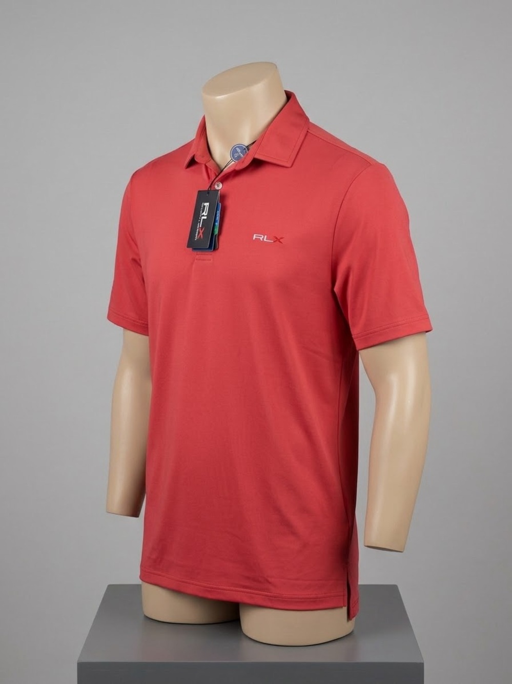 RLX Ralph Lauren Men's Red Golf Performance Polo NWT M